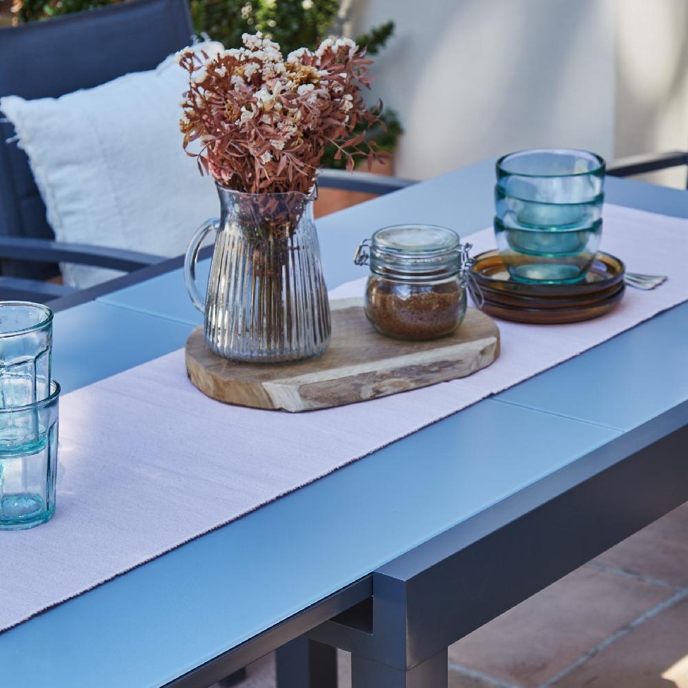 Mesa Jardín Aluminio Antracita 160/80×80 Cm - Tokyo