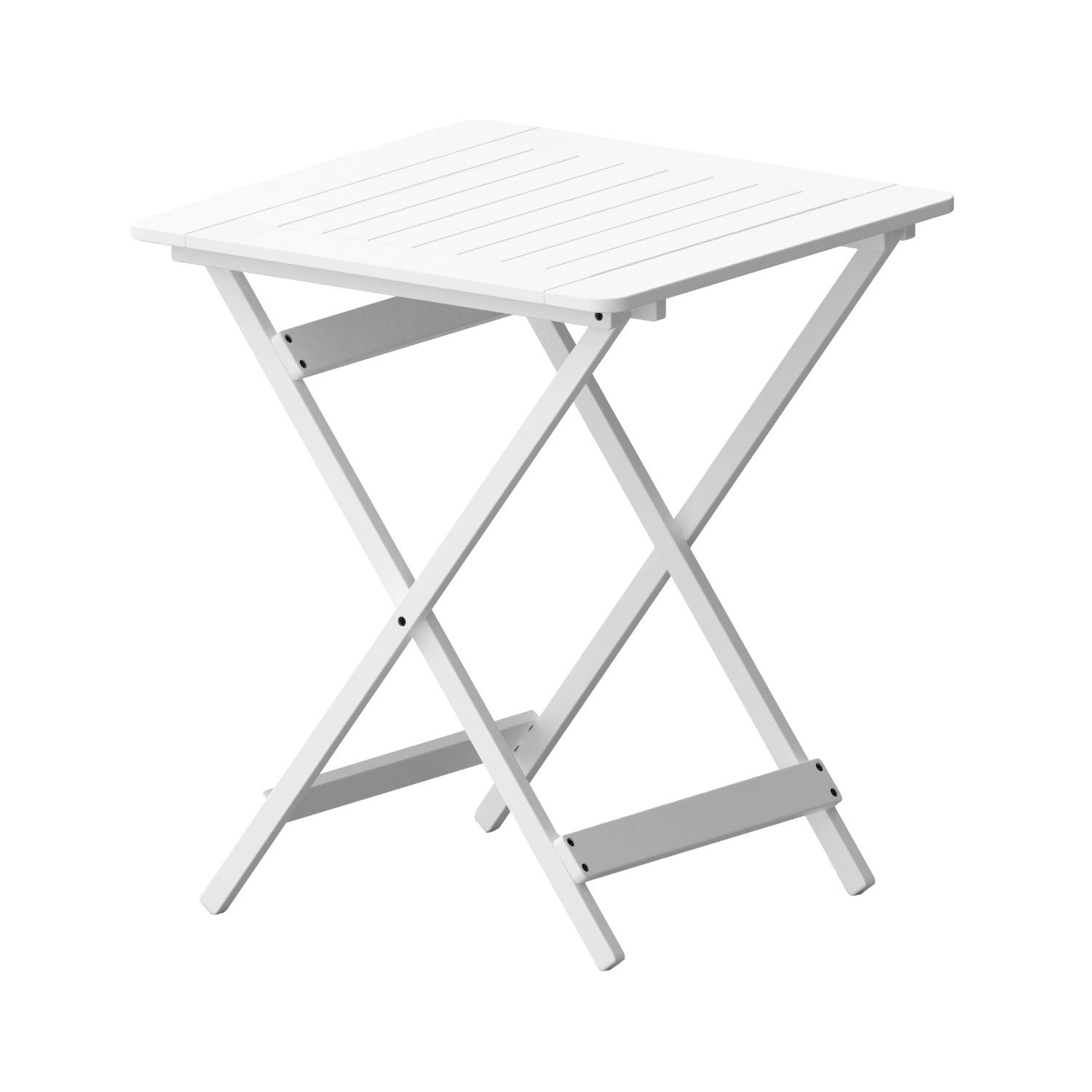 Mesa Plegable de Bambú Barnizada 60x60x75cm 7house