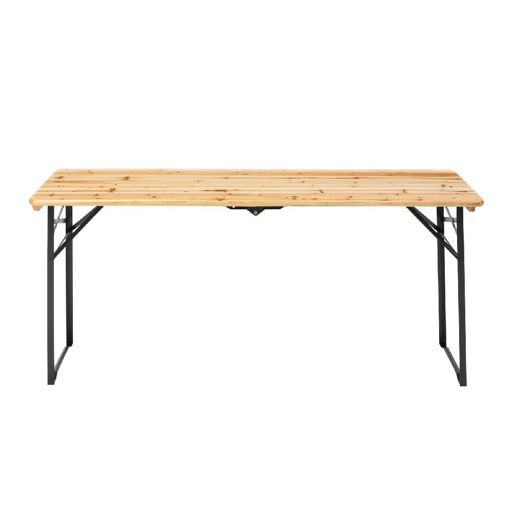 Mesa Plegable De Madera Para Cervecería De 180 Cm