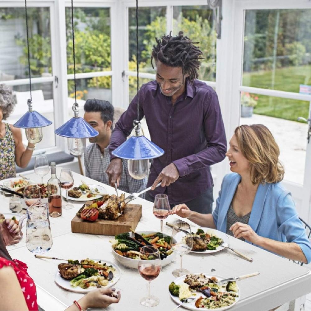 Mesa Plegable De Plástico De Carga Máxima 150 Kg Material De HDPE Y Acero Resistente Con Cerraduras Reforzadas Patas Antideslizantes 153 X 74 X 74cm