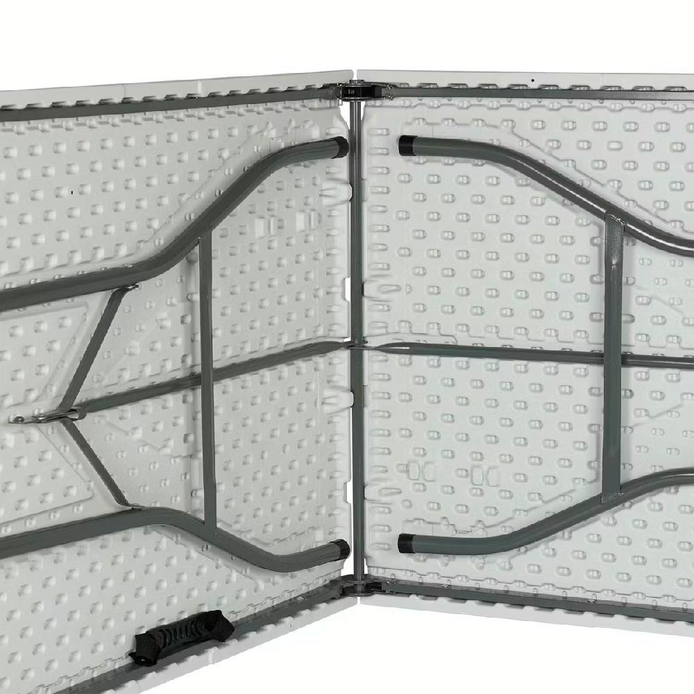 Mesa Plegable Rectangular De Resina 180x70x74cm Mesa Exterior Multiusos Camping Eventos Exterior Interior