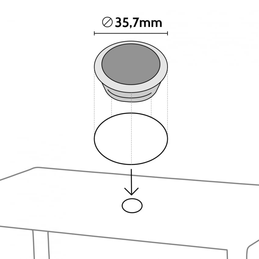Mesa Rectangular Negra 150x90 Cm Y 6 Sillas De Colores Enjoy