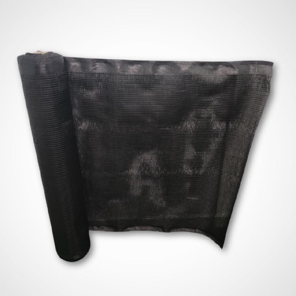 Mini Rollo Malla Ocultación| 1X5M| Composición 100% Poliamida Alta Densidad| 80% Ocultación| Malla Sombreo| Negro