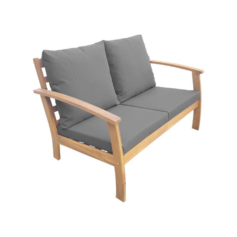 Muebles De Jardín De Madera De 4 Plazas Ushuaia Madera 123x82.7x74.6 Cm