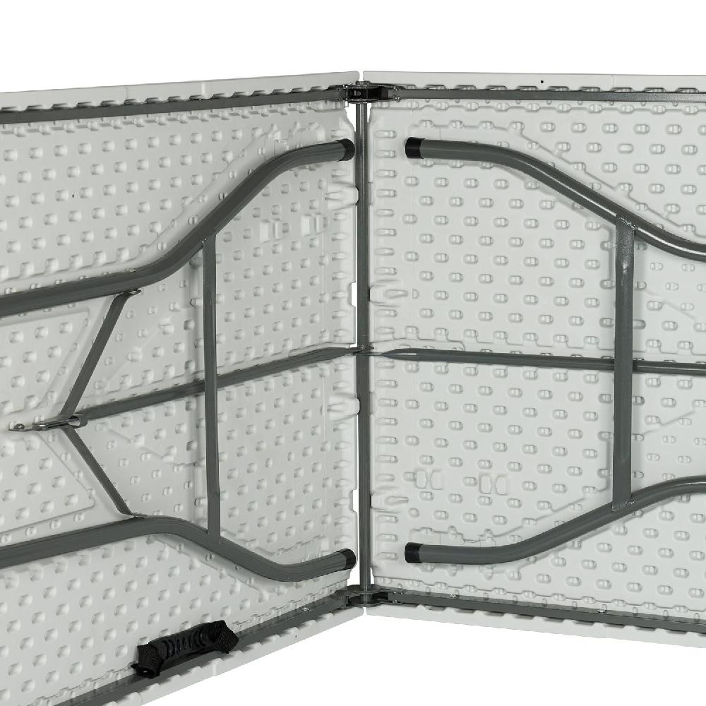 Pack 2 Mesas Plegables 150cm Rectangular Blanca Catering O91