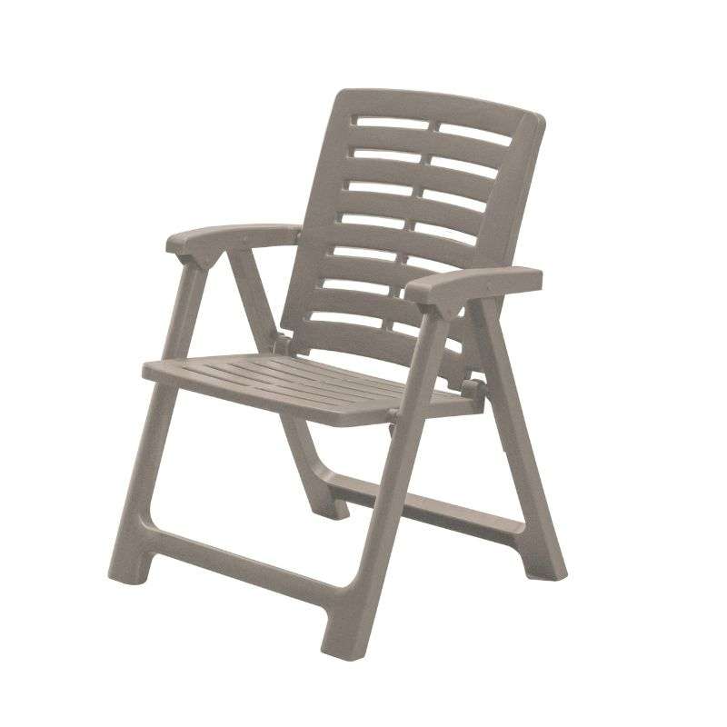 Pack De Muebles De Jardín Pik-Nik Estilo Moderno En Color Marrón Con Mesa Plegable Y 2 Sillas Plegables De Exterior