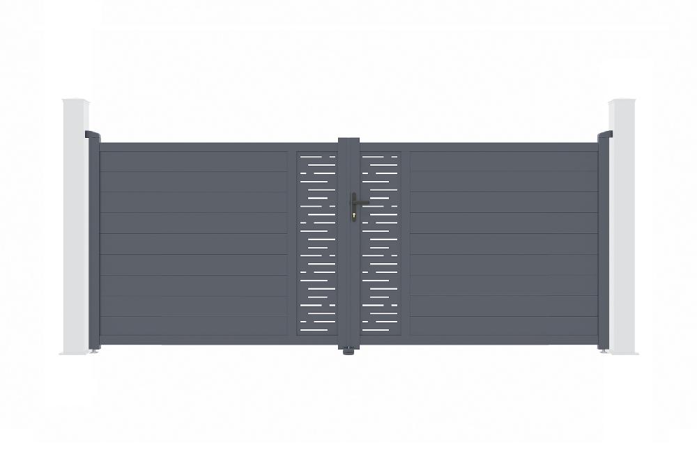 Pack Puerta Batiente Automática ARLBERG 400B160 + Motor Brazo B500
