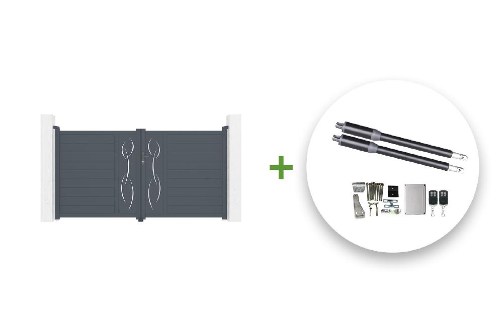 Pack puerta batiente automática LIFE 300B160 + motor RANGER B150