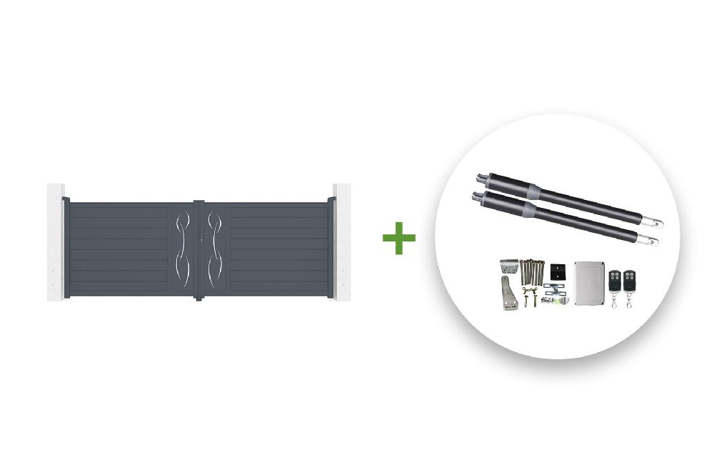 Pack puerta batiente automática LIFE 400B140 + motor RANGER B150