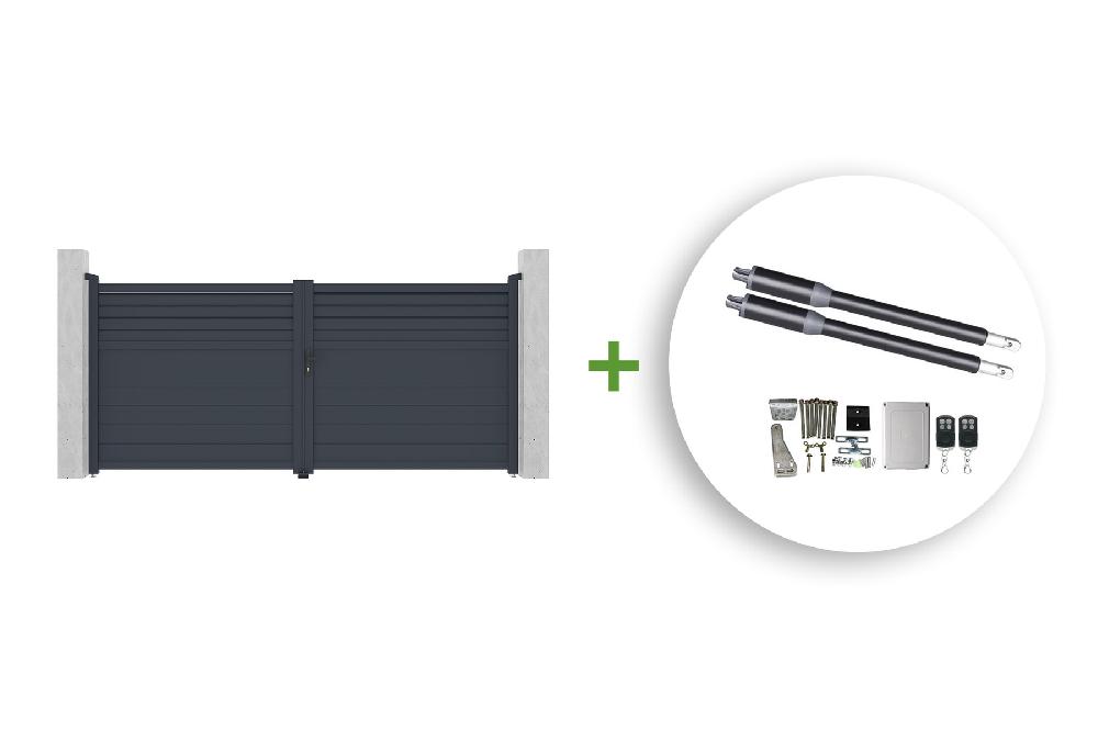 Pack puerta batiente CARPATIA 350B160 + RANGER B150 3 5m