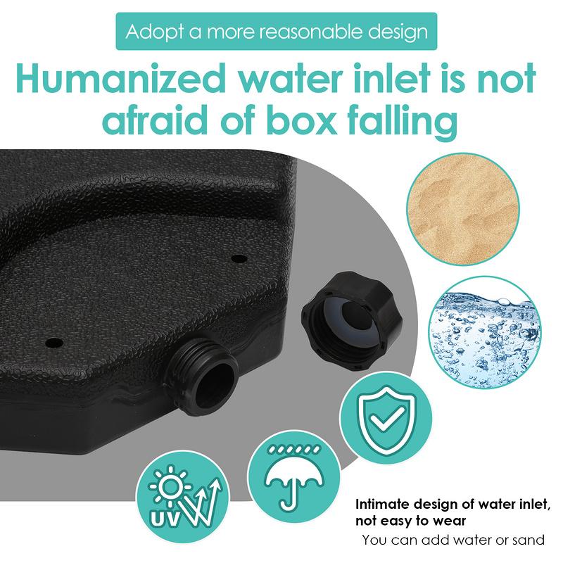 Parasol Foot Parasol Parasoliage Soporter Garden Parasol Llenado 100 Kg