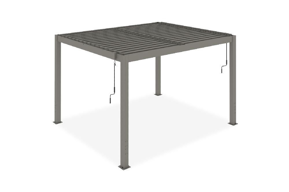 Pérgola Bioclimática SANTA 3x2 5m Aluminio Taupe