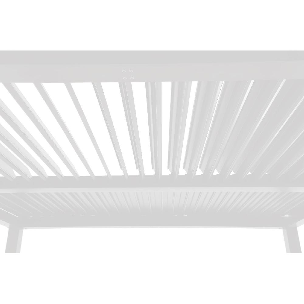 Pérgola De Aluminio NATERIAL Clima Bio Blanca De 313x614 Cm