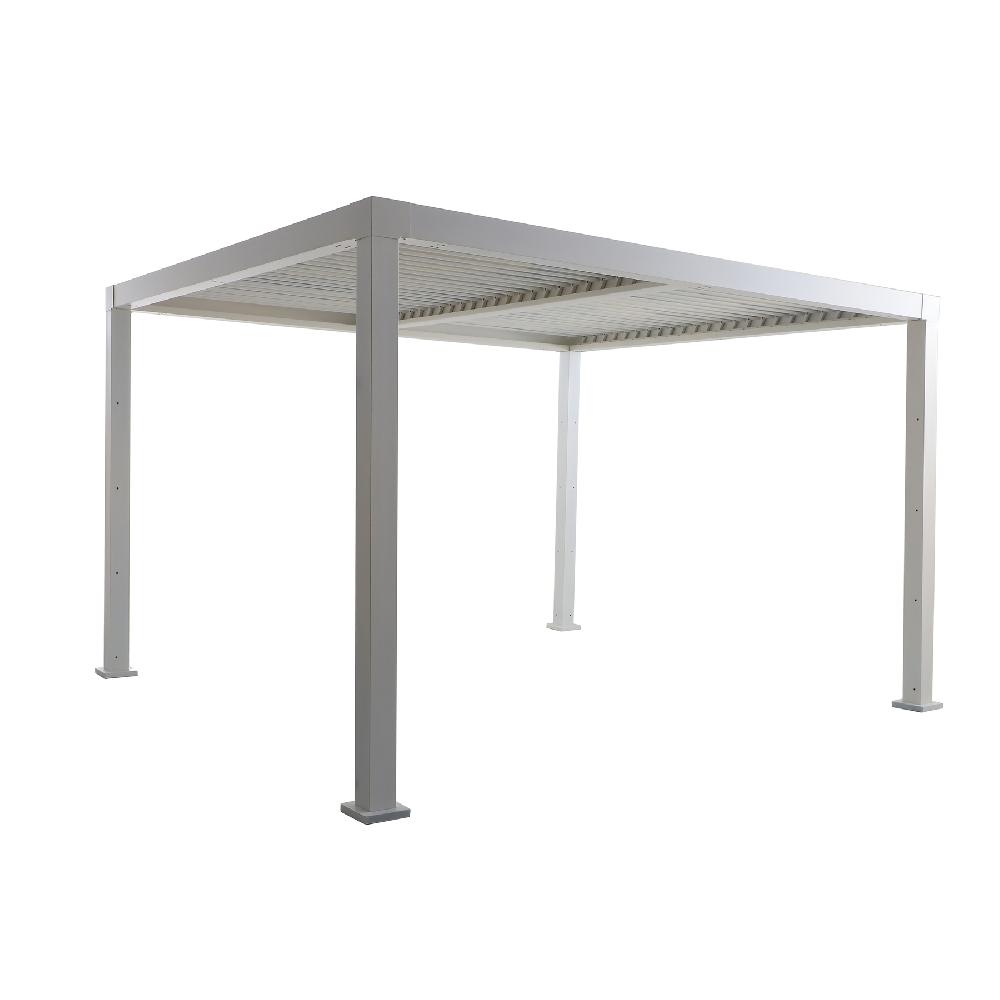 Pérgola De Aluminio NATERIAL Clima Bio Blanca De 358x313 Cm