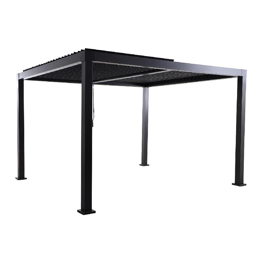 Pérgola De Aluminio NATERIAL Clima Bio Gris De 358x313 Cm