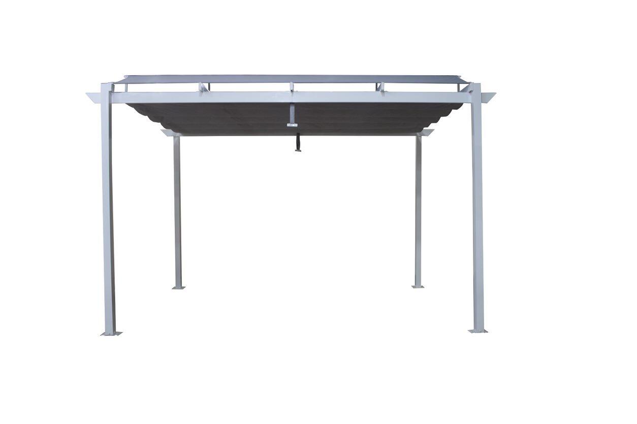 Pérgola De Aluminio NATERIAL Omega Blanco De 282x400 Cm