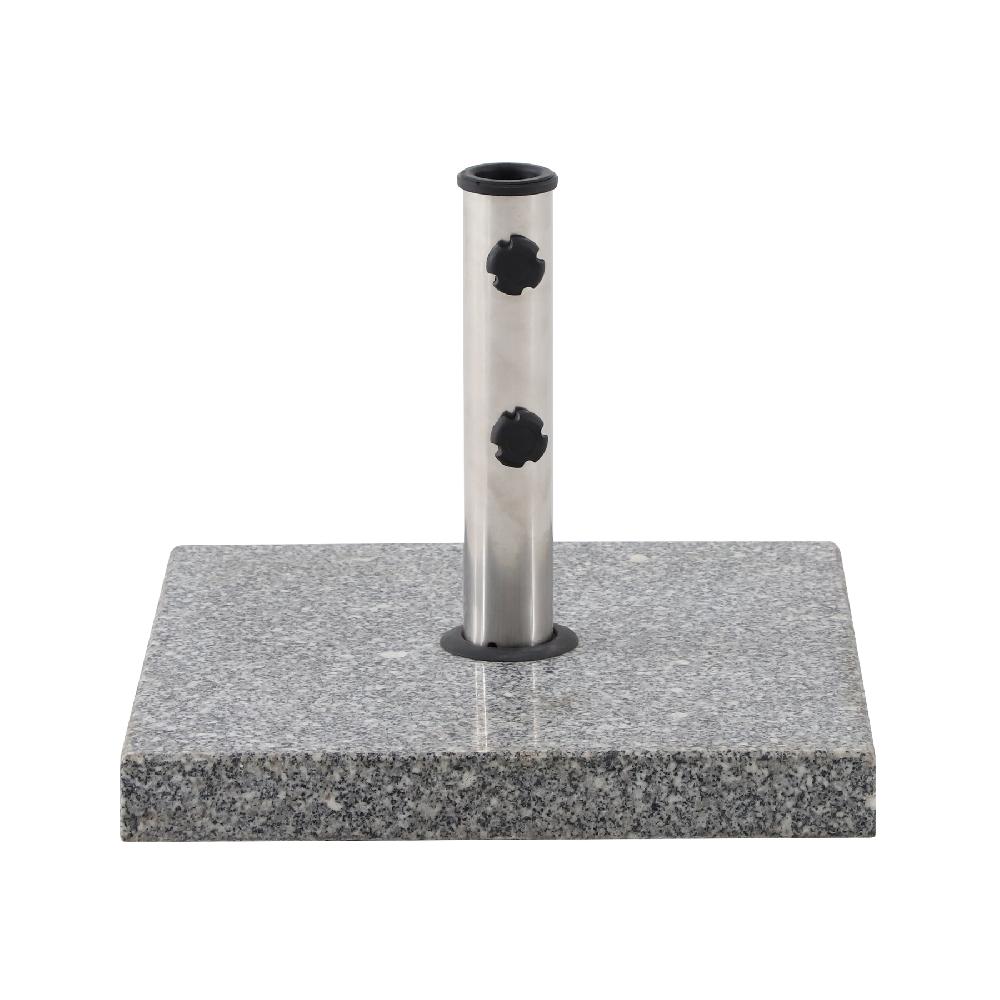 Pie De Parasol Cuadrado De Granito De 30 Kg