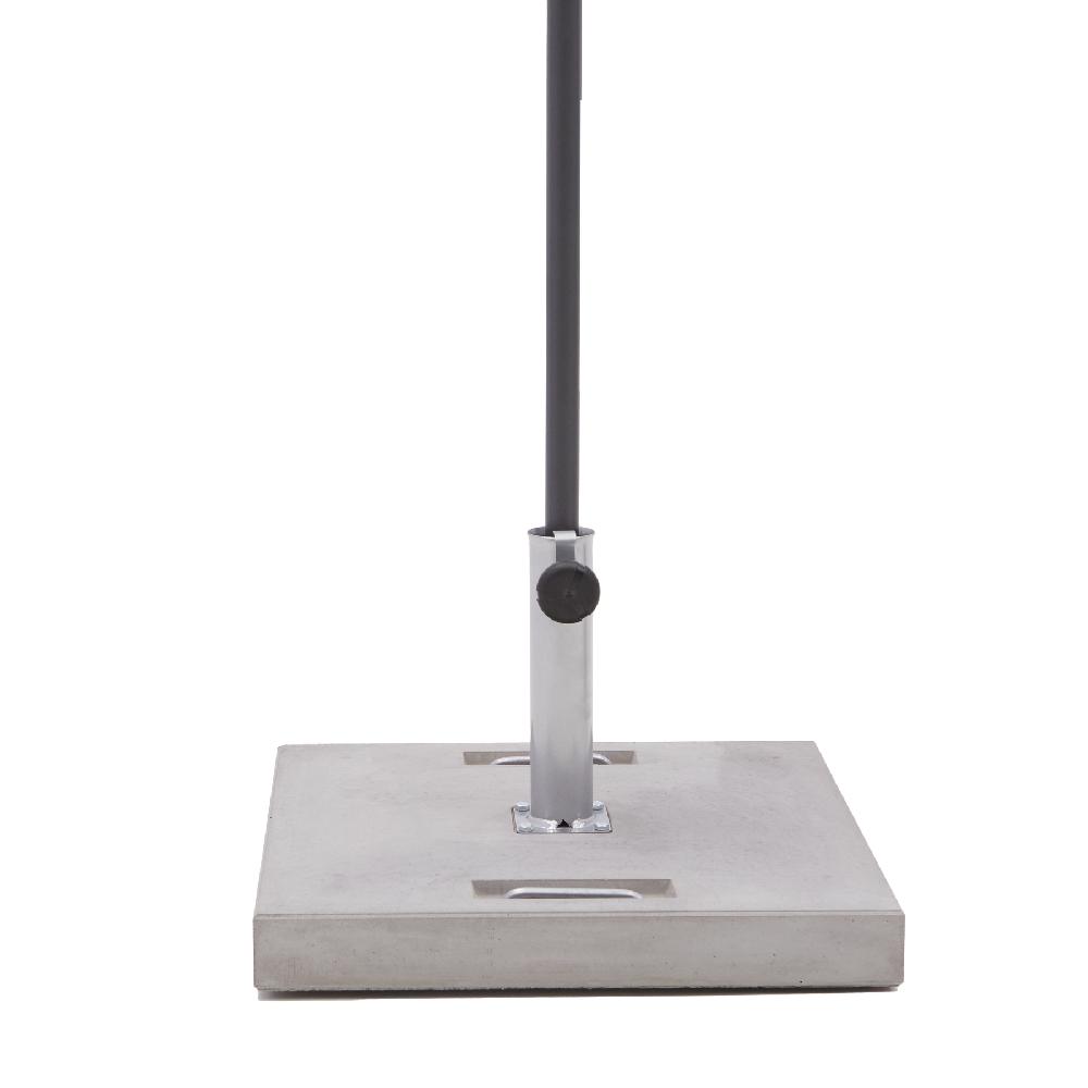 Pie De Parasol Cuadrado De Hormigón Con Ruedas De 48.5 Kg