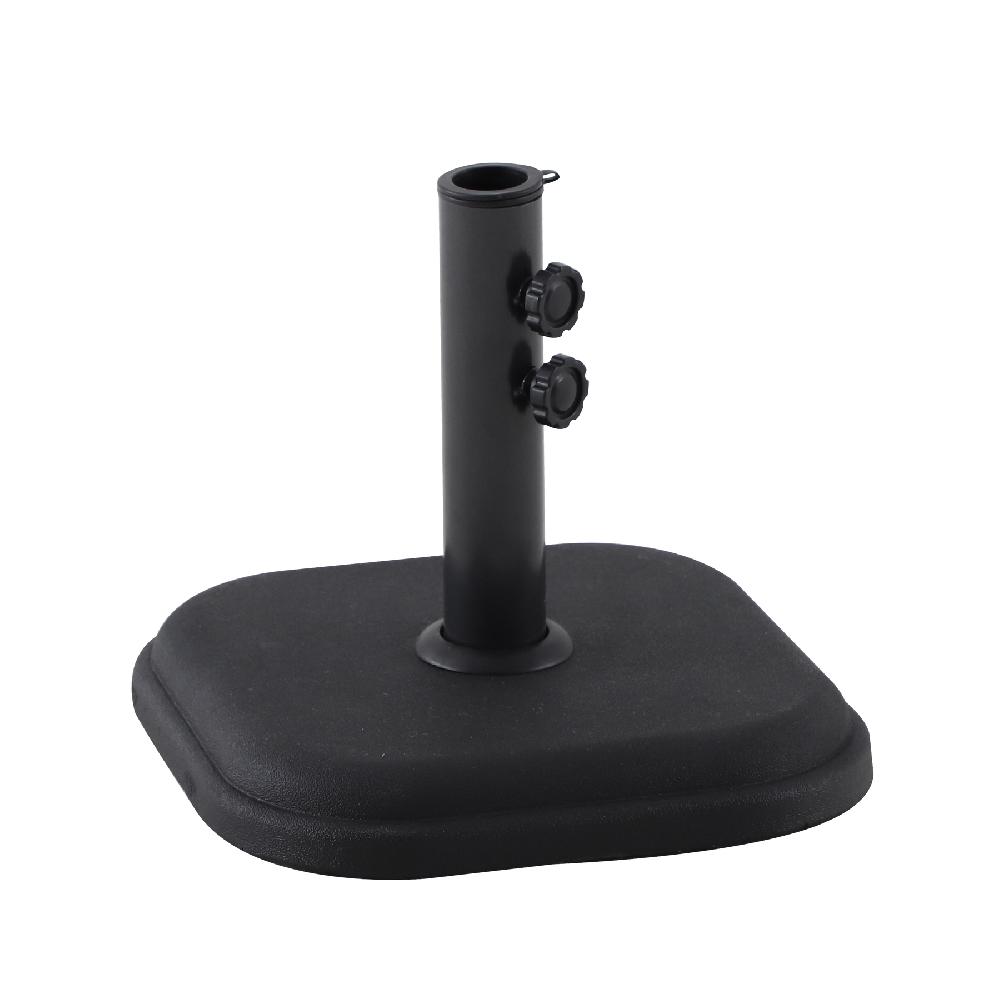 Pie de parasol cuadrado de hormigón de 12 kg