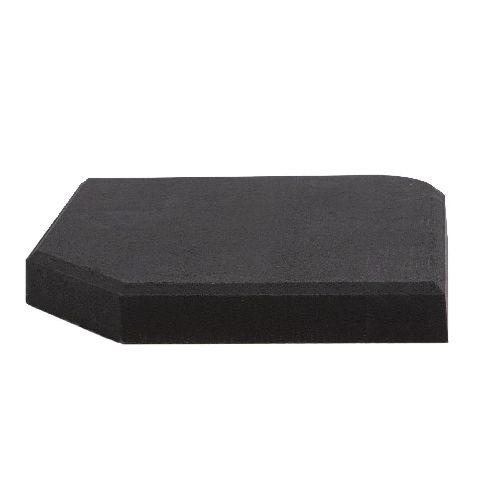 Pie De Parasol Cuadrado De Hormigón De 25 Kg Antracita