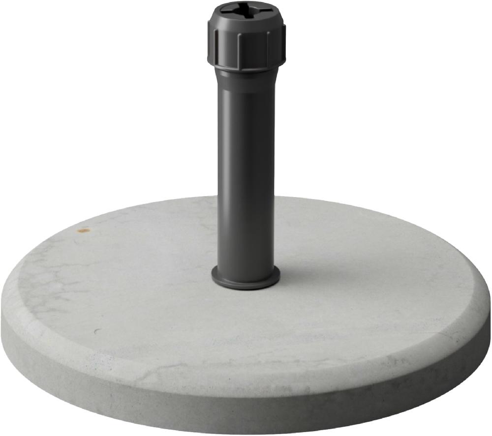 Pie de parasol de hormigón gris Halter 30 kg