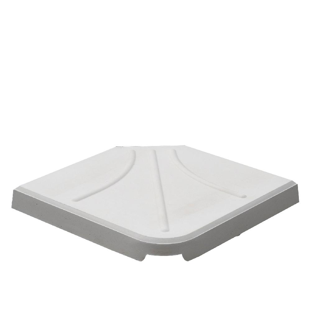 Pie de parasol Gomo cuadrado de cemento de 26 kg