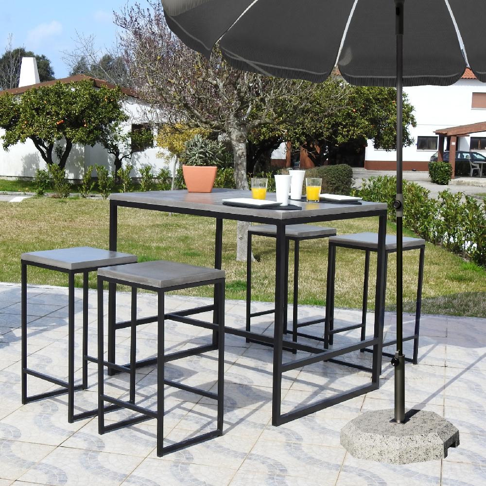 Pie De Parasol Inumbra Octogonal De Granito 37 Kg