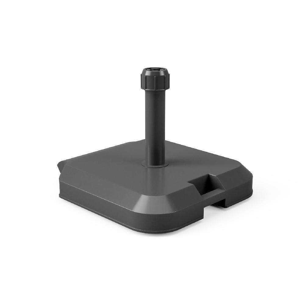 Pie De Parasol Rectangular De Hormigón Con Ruedas De 39 Kg Antracita