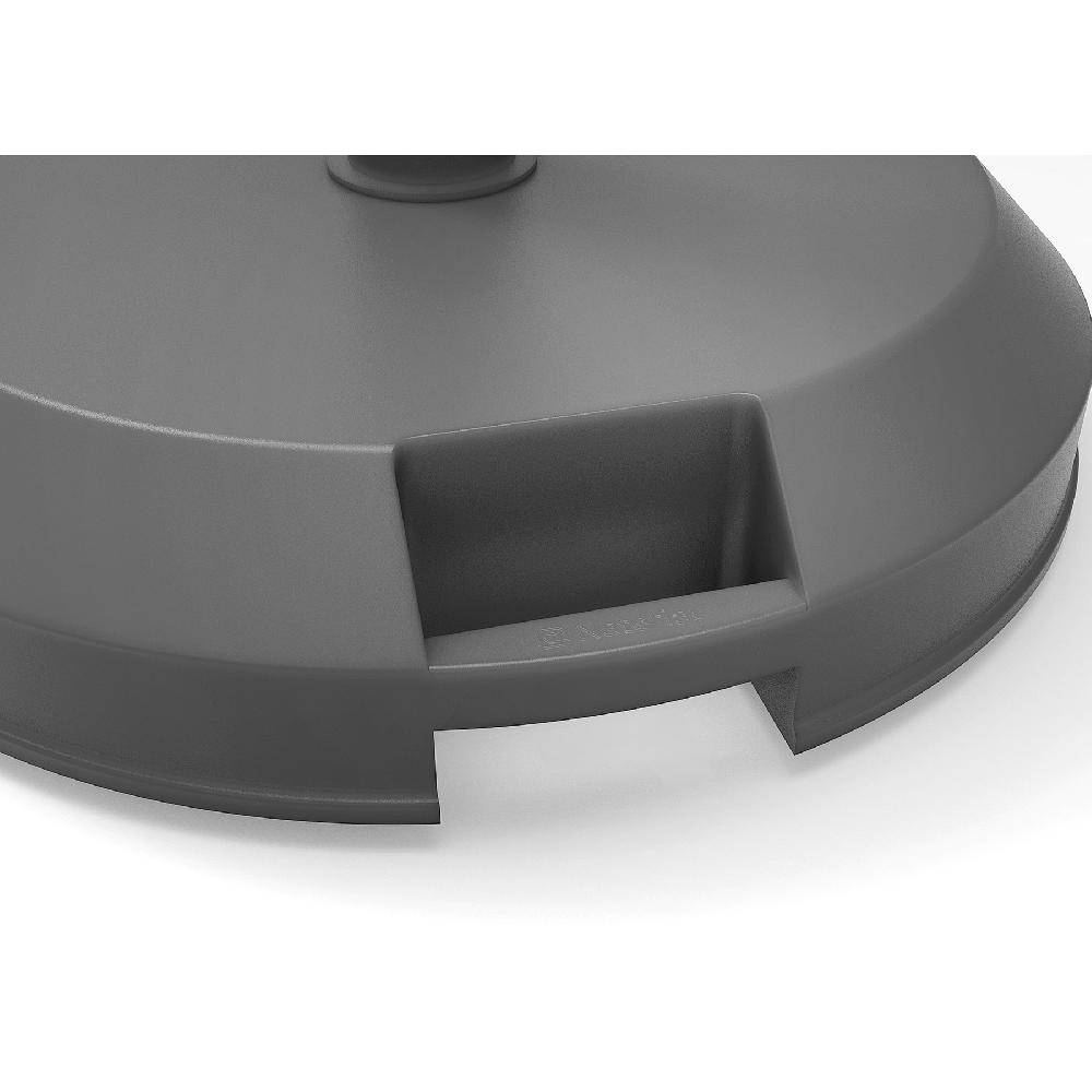 Pie De Parasol Redondo De Hormigón De 18 Kg Antracita