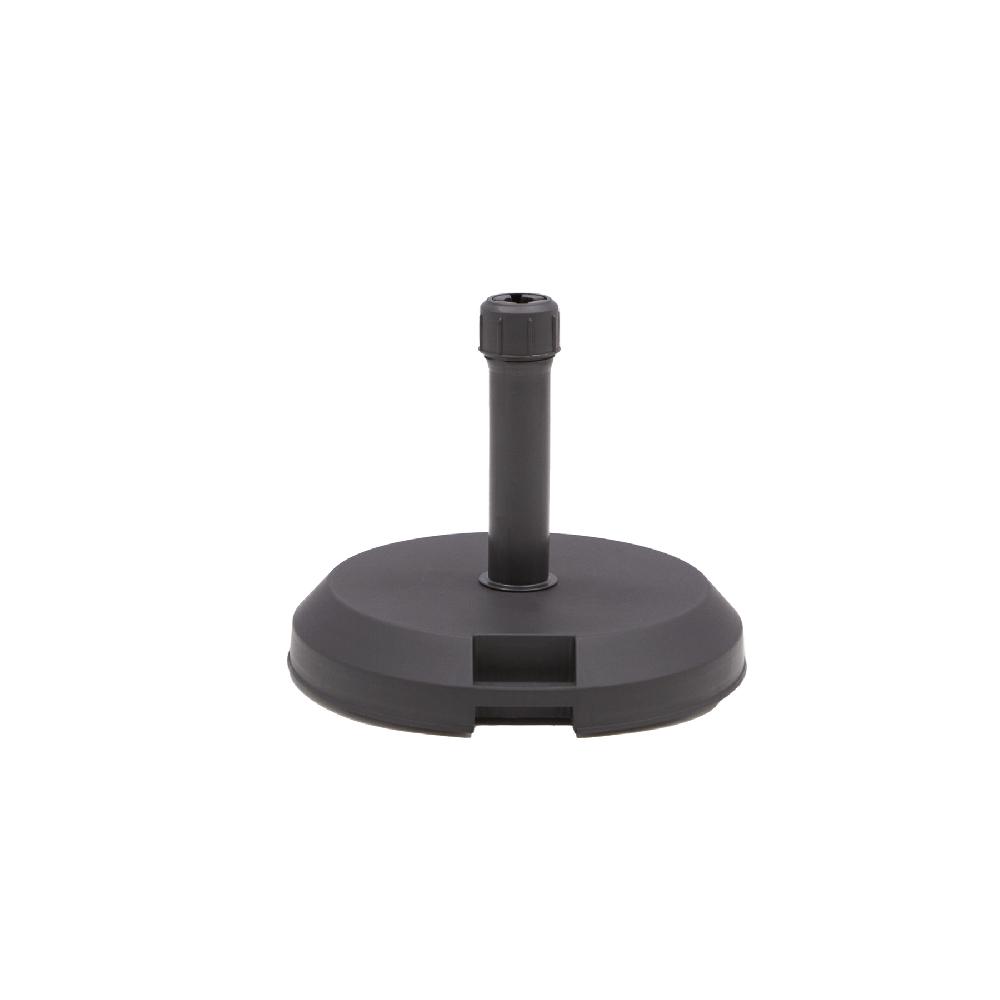 Pie de parasol redondo de hormigón de 29 kg antracita