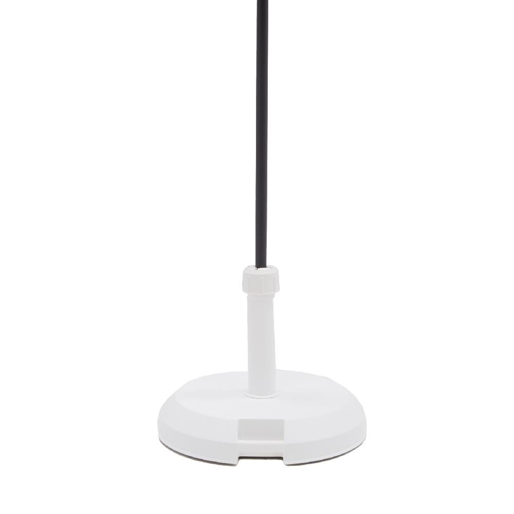 Pie De Parasol Redondo De Hormigón De 29 Kg Blanco