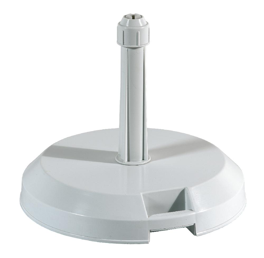 Pie de parasol redondo de polipropileno de 17 kg