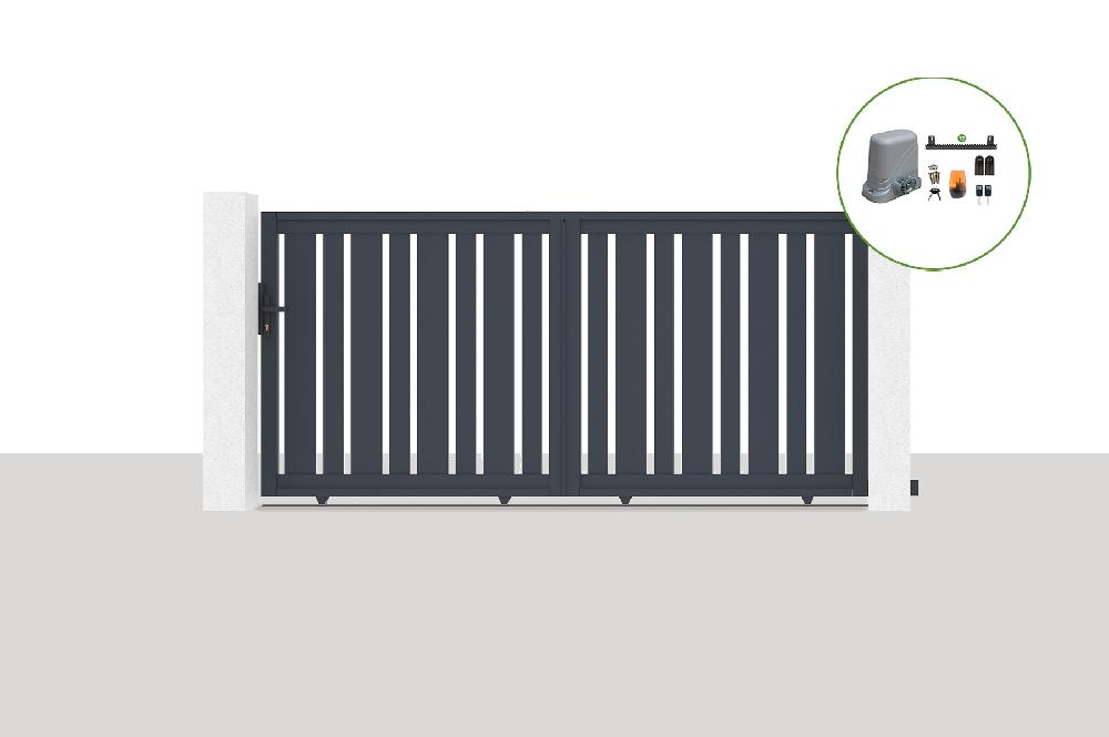 Portón Corredero Eléctrico 3x1 4m VEYMONT + Motorización TANKER C600