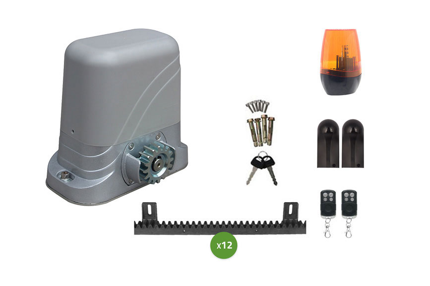 Portón Corredero Eléctrico 4x1 6m VEYMONT + Motorización TANKER C600