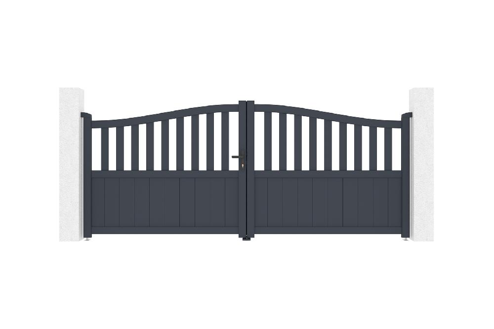 Portón Eléctrico Batiente 3 4x1 4m MEIJE + HICKER B200 Motorización