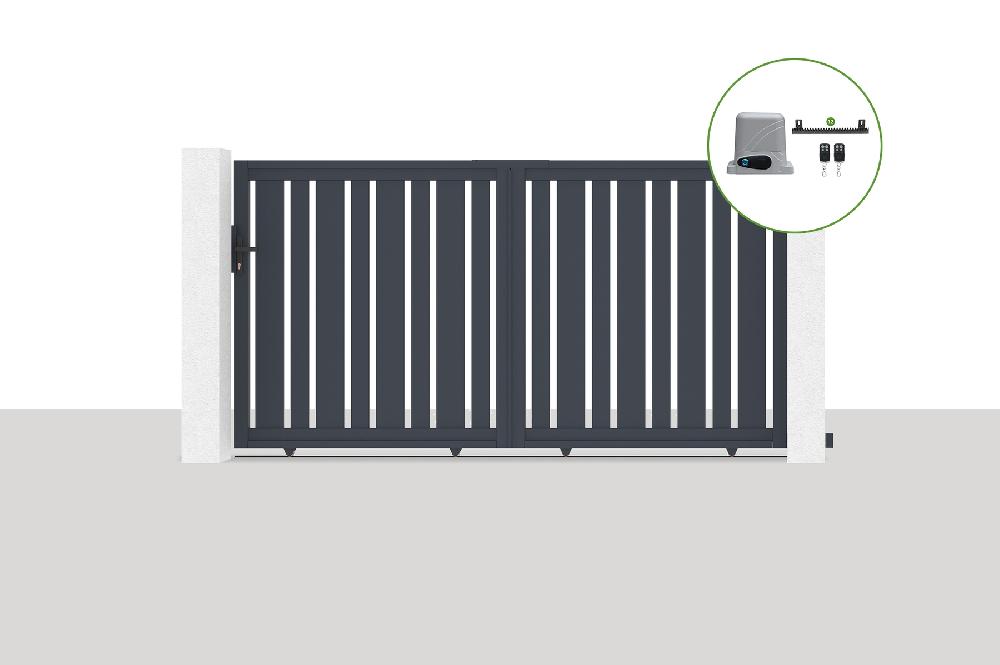 Portón eléctrico corredero 3x1 6m VEYMONT + RANGER C300 motorización