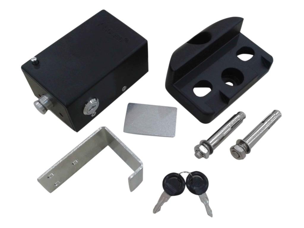 Portón Motorizado De Aluminio Color Antracita NAZARIO - Ancho 392 X Alt. 158 Cm