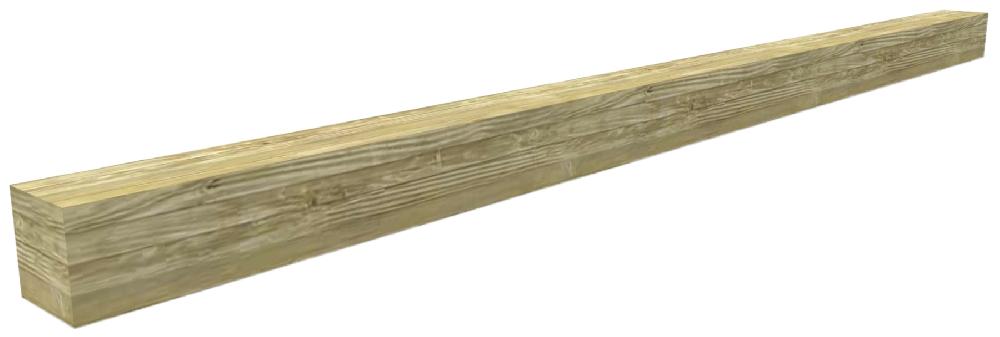 Poste De Madera Laminado 250x12 Cm Para Pérgola