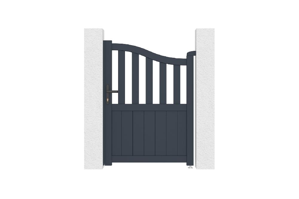 Puerta Abatible 3x1 4m MEIJE + Puerta 1m MEIJE H.1 4m Gris