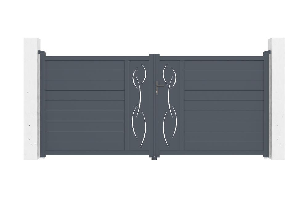 Puerta Batiente de aluminio 3 5m LIFE 350B160