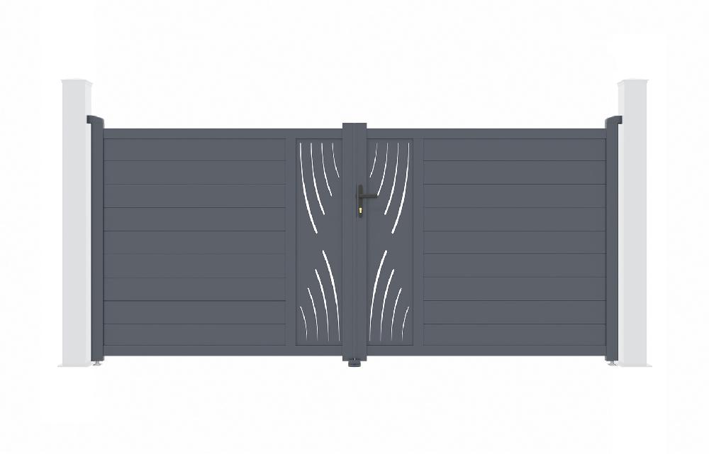 Puerta Batiente de aluminio 3 5m VELETA 350B160