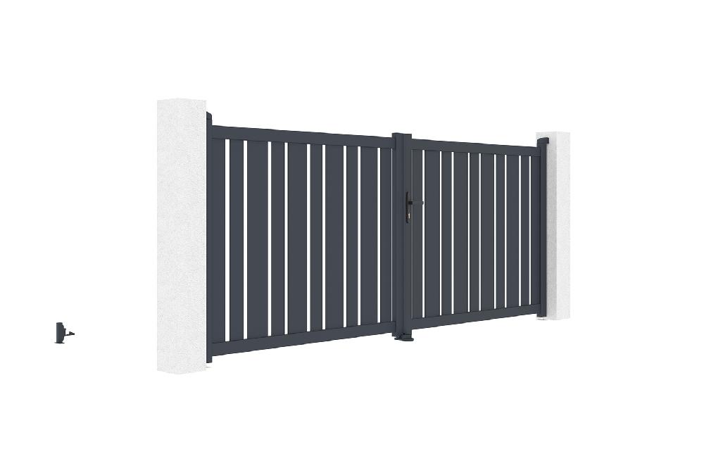 Puerta Batiente De Aluminio 3 5m VEYMONT 350B140