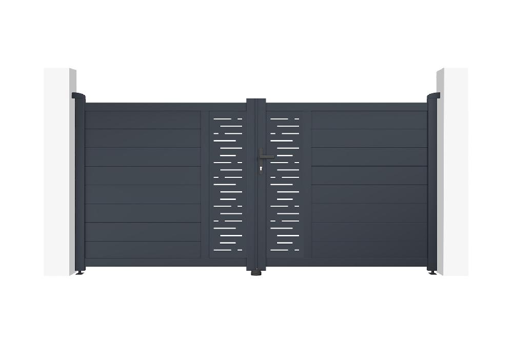 Puerta batiente de aluminio 3m ARLBERG 300B140