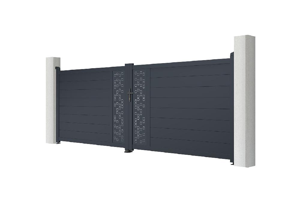 Puerta Batiente De Aluminio 4m ADULA 400B140