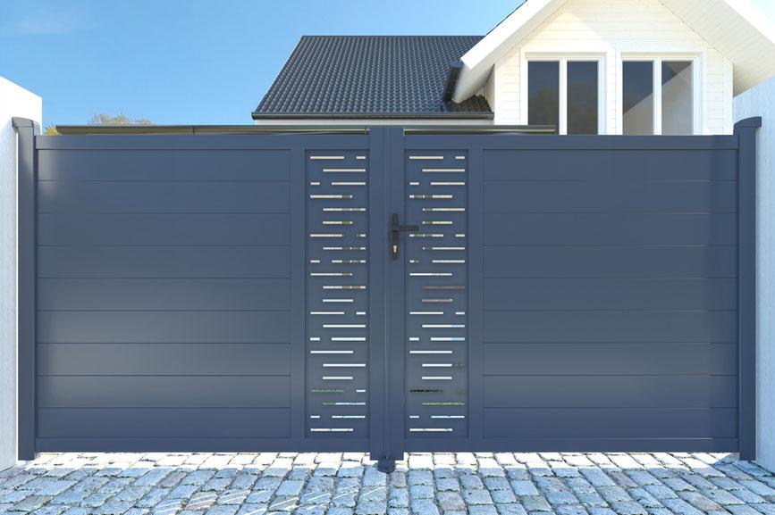 Puerta Batiente De Aluminio 4m ARLBERG 400B180