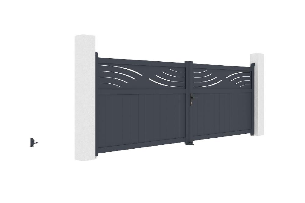 Puerta Batiente De Aluminio 4m HALTI 400B140