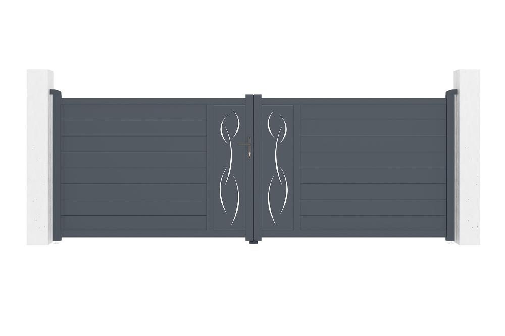 Puerta Batiente De Aluminio 4m LIFE 400B140