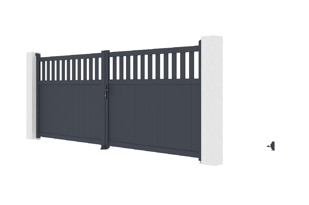 Puerta Batiente De Aluminio 4m SANTIS 400B160