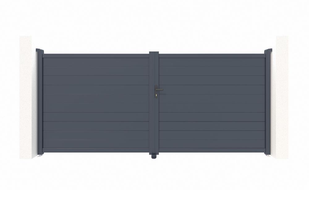 Puerta Batiente de aluminio soldado 3m EIGER 300B180