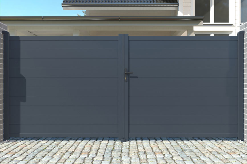 Puerta Batiente De Aluminio Soldado 4m EIGER 400B160